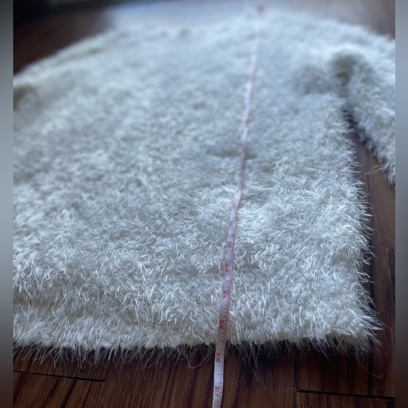 Joan Vass White Cozy Sweater Size L - Picture 7 of 10